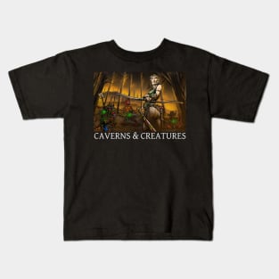 Caverns & Creatures: Ensnaring Strike Kids T-Shirt